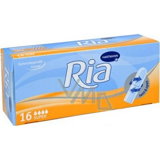 Ria Super women's tampons for heavy menstruation 16 pieces