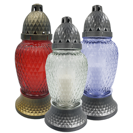 Admit Glass lamp 25 cm 80 g 551/2 different colours