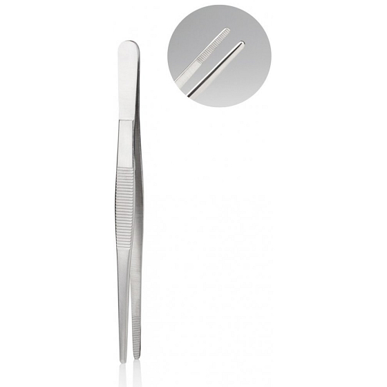 Diva & Nice Stainless steel straight tweezers 14 cm