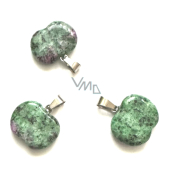 Anyolite / Ruby in Zoisite Apple of knowledge pendant natural stone 1,5 cm, relieves stress