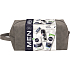 Nivea Men Feeling Sensitive Invisible Black & White Original antiperspirant roll-on 50 ml + Sensitive aftershave balm 100 ml + Sensitive shaving gel 200 ml + Labello for Men Active Care lip balm 4.8 g + cosmetic bag, cosmetic set for men