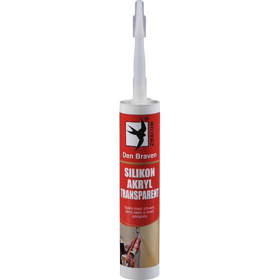 Den Braven Silicone Acrylic Sealant, Clear, 310 ml