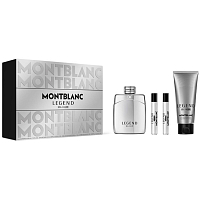 Montblanc Legend Elixir perfume 100 ml + shower gel 100 ml + travel spray 7.5 ml, gift set for men