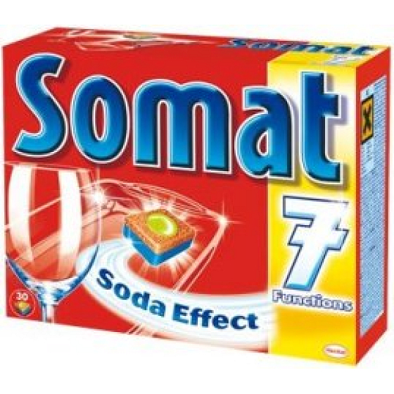 Somat Soda Effect 7 tablets in the dishwasher 30 + 8 tablets