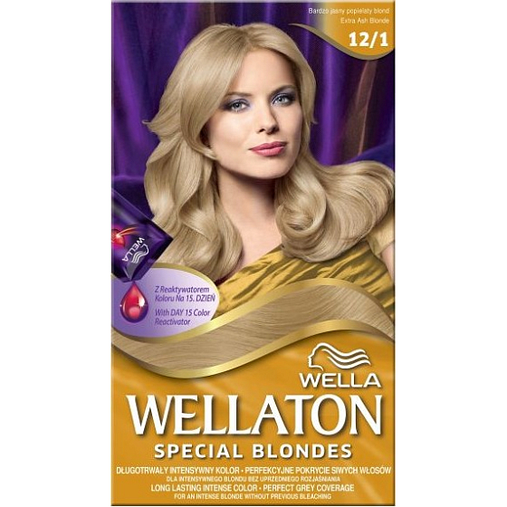Wella Wellaton cream hair color 12/1 Light ash blonde