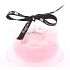 Fragrant Issey Woman Glycerin massage soap with sponge filled with the scent of Issey Miyake Woman perfume in pink 200 g