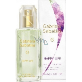Gabriela Sabatini Happy Life Eau de Toilette for Women 60 ml VMD