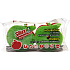 Silux Household Sponge for dishes with a practical suction cup Apple 4 pieces