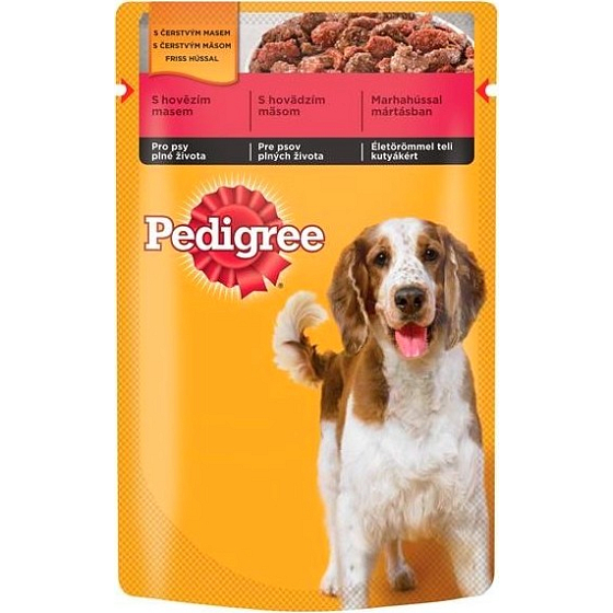 Pedigree Adult with Beef in Jelly Pouch 100 g
