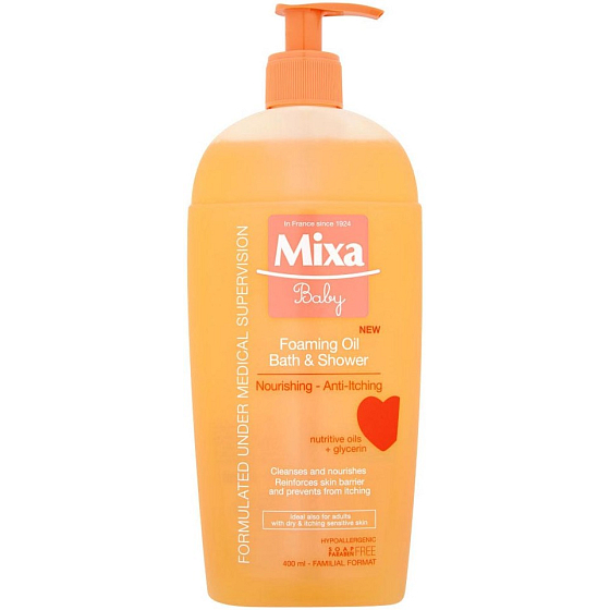 Mixa Baby Foaming Oil shower and bath foaming oil 400 ml