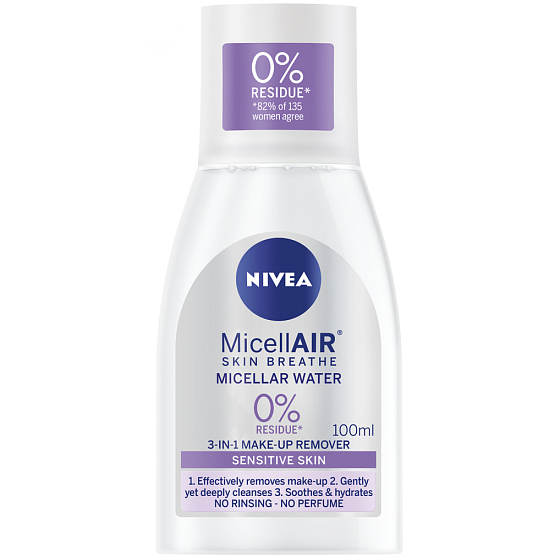 Nivea Gentle Caring soothing caring micellar water for sensitive skin 100 ml