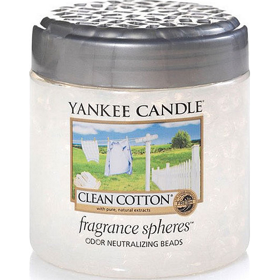 Yankee Candle Clean Cotton - Clean Cotton Spheres scented pearls neutralize odors and refresh small spaces 170 g
