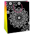 Ditipo Gift paper bag for painting 22 x 10 x 29 cm black, mandala Kreativ 40