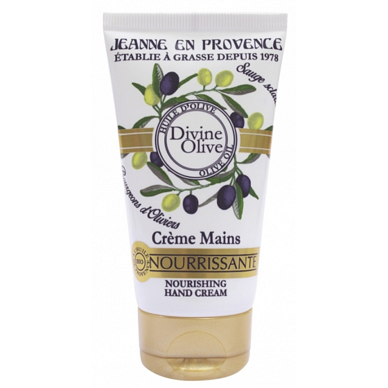 Jeanne en Provence Divine Olive Nourishing and Moisturizing Hand Cream 75 ml