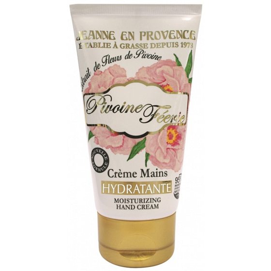 Jeanne en Provence Pivoine Féérie - Peony fairy moisturizing hand cream 75 ml