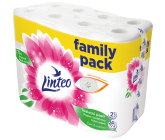 Linteo Care & Comfort toilet paper white 158 pieces 2 ply and 19 m, 24 rolls