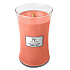 WoodWick Tamarind & Stonefruit - Tamarind and stone scented candle with wooden wick and lid glass large 609 g