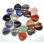 Sodalite Hmatka, healing gemstone in the shape of a heart natural stone 3 cm 1 piece, stone communication