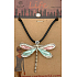 Albi Jewellery necklace cord black Dragonfly 1 piece