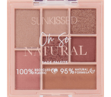 Sunkissed Oh So Natural Face Palette eyeshadow palette 4 x 0.9 g + highlighter 1.3 g + blush 1.3 g + bronzer 1.7 g