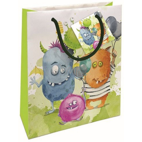 Nekupto Gift paper bag 23 x 18 x 10 cm Monsters