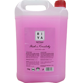 Riva Soft Flower Liquid Soap, Refill, 5 kg