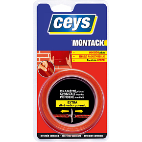 Ceys Montack Express double-sided mounting tape, 19 mm × 2.5 m