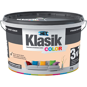 Het Klasik Color paint, 0728 orange peach, 4 kg