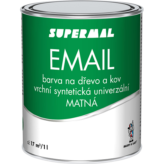 Supermal Email S2013 0199 black matte, 0.6 l