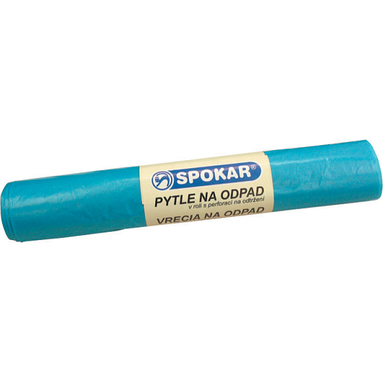 Spokar Waste sacks 120 liters, 70 x 110 cm, material LDPE, rolls of 10 pieces