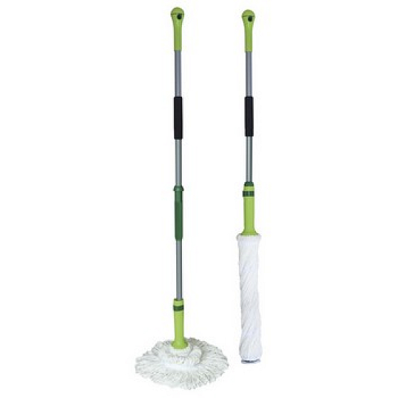 Spokar Green Line Twist rotating mop set for easy squeezing
