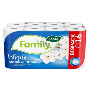This Cotton Whiteness Toilet Paper White 131 shreds 2 ply 16 pcs