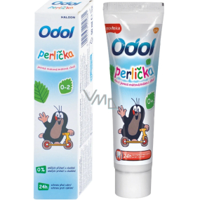 Odol Perlička Krteček new gentle mint toothpaste for children from 0 years 50 ml