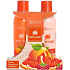 Idc Institute Fruit & Care Peach, Grapefruit & Berries shower gel 180 ml + body lotion 180 ml, cosmetic set