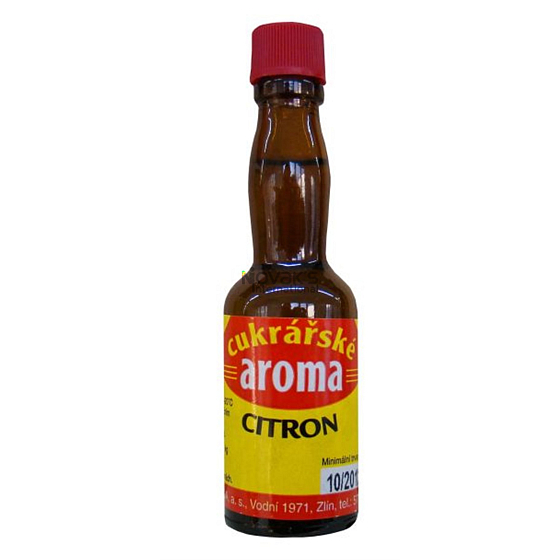 Aroma Lemon Alcohol Flavoring for Pastries, Beverages, Ice Cream, and Confectionery Products 20 ml