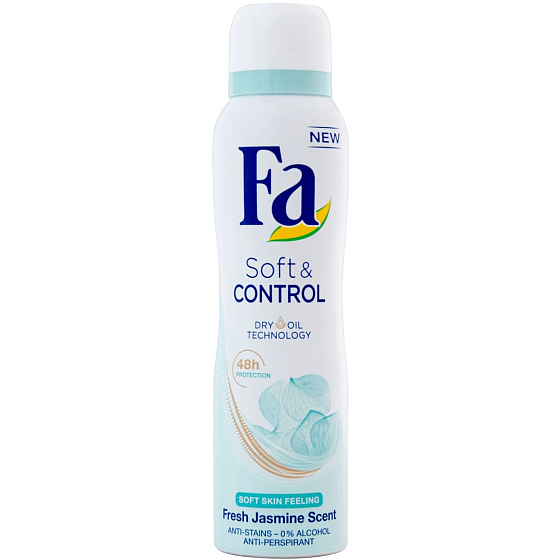 Fa Soft & Control Fresh Jasmine Scent antiperspirant deodorant spray 150 ml