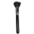 Cosmetic powder brush black-white hair black handle 18.5 cm 30450-17