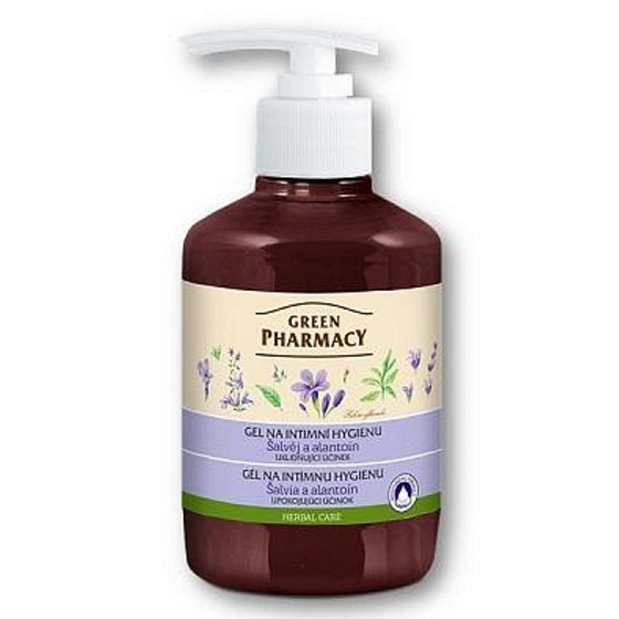 Green Pharmacy Sage and Allantoin gel for intimate hygiene soothing effect 370 ml