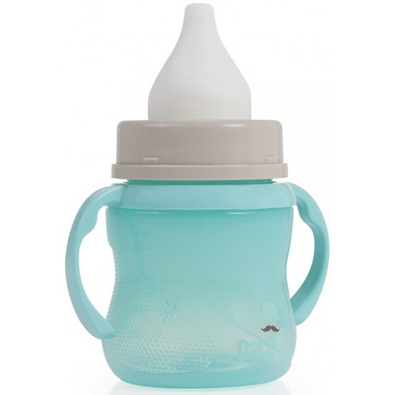 Lovi Retro Cup training green, does not contain BPA for children from 6 months 150 ml