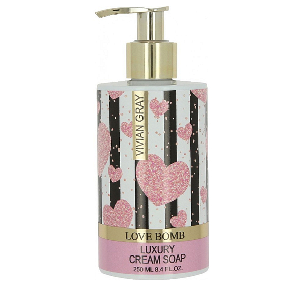 Vivian Gray Love Bomb luxury liquid soap with dispenser 250 ml