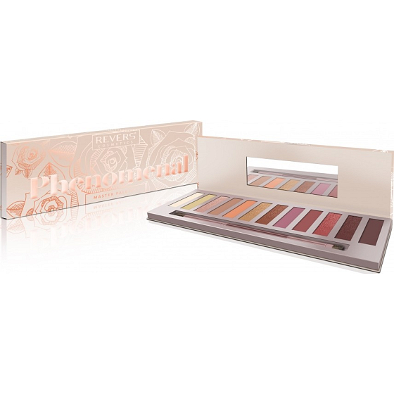Revers Phenomenal 12-color Eyeshadow Palette 02 Phenomenal Rose 9 g