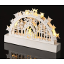 Emos Nativity scene decoration 23 x 14 cm, 5 LEDs, warm white + timer