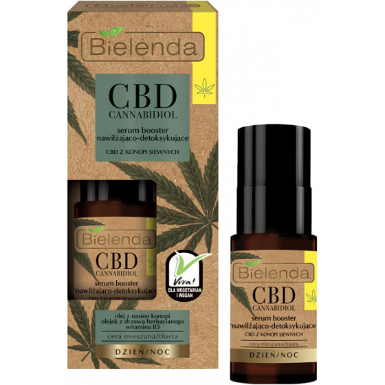 Bielenda CBD Cannabidiol Moisturizing-Detoxifying Face Serum 15 ml