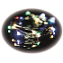 Emos Lighting nano green multicolor 4 m, 40 LEDs + 5 m cable with timer