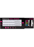 Diva & Nice Black false eyelashes 60 clumps
