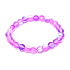Opalit purple matt bracelet elastic, synthetic stone ball 6 mm / 16 cm, for children, wishing and hope stone