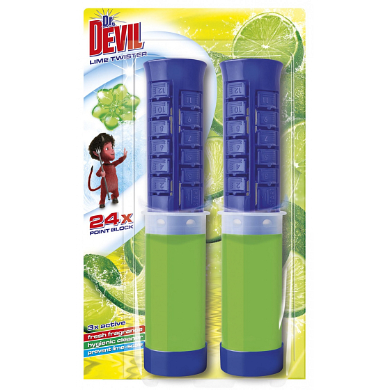 Dr. Devil Lime Twister 3in1 Point Block Wc point block duopack 2 x 75 ml