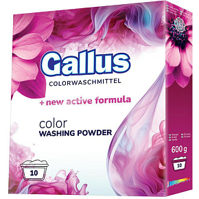 Gallus Color laundry detergent, 10 doses, 600 g