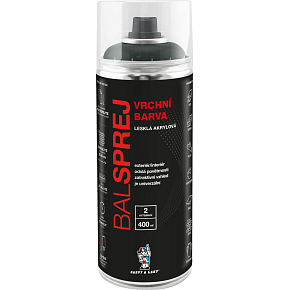 BALSPREJ top universal acrylic spray paint, RAL 7005 mouse grey, 400 ml