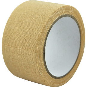 Edging tape, carpet tape, textile, beige, width 48 mm, length 10 m